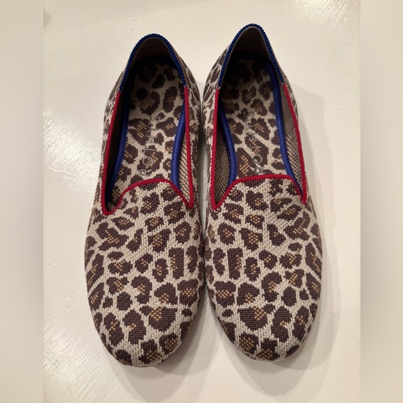 Rothy's Shoes - Rothy’s The Loafer in Mocha Spot Leopard Print size 8, retired. New